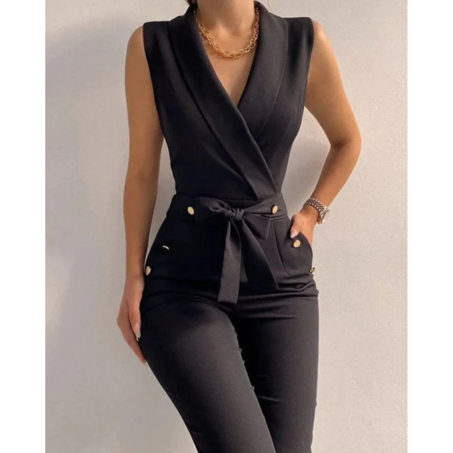 Mouwloze Jumpsuit Bessie - Zomerse Stijl