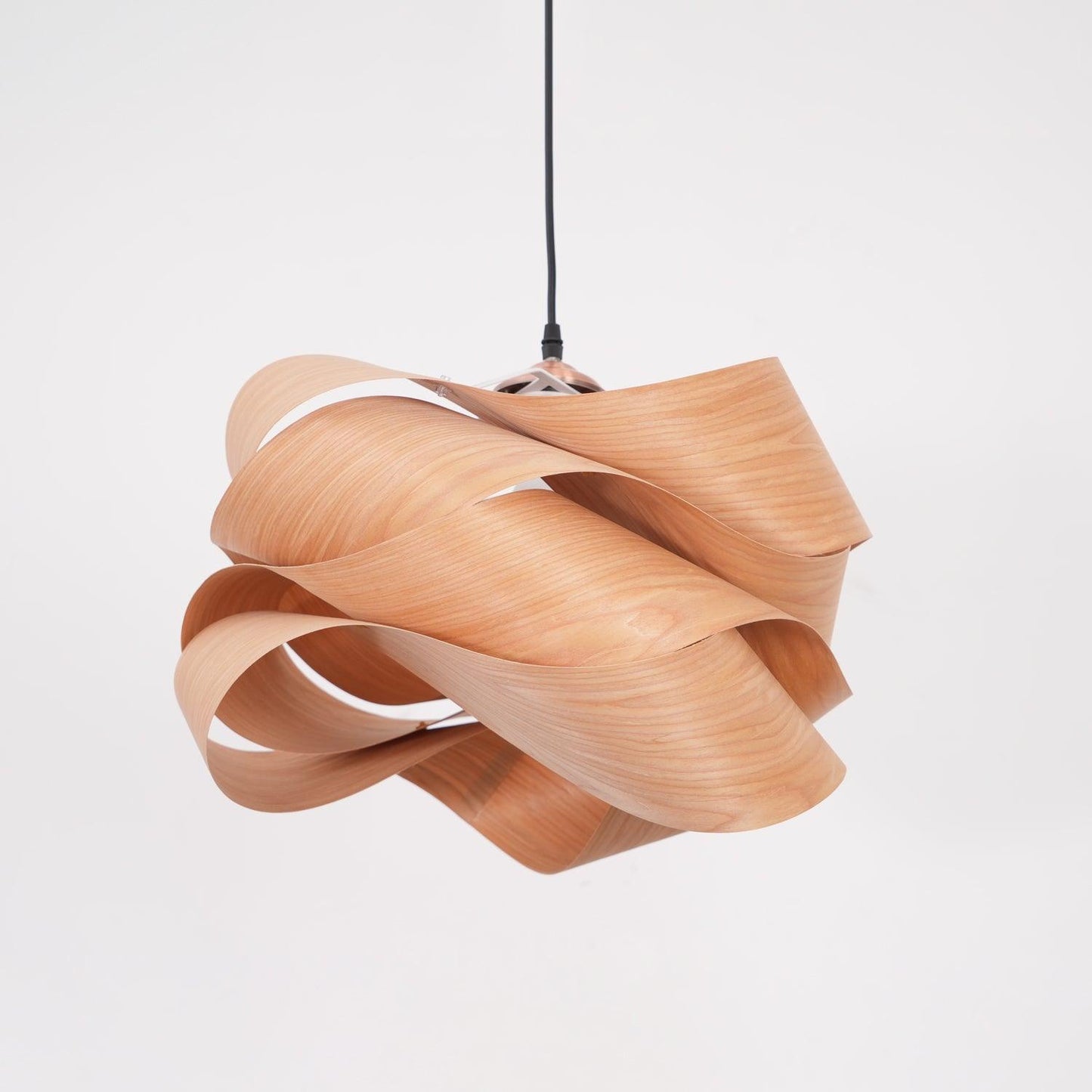 Natuurlijke Houten Hanglamp - LED Verlichting Sfeer