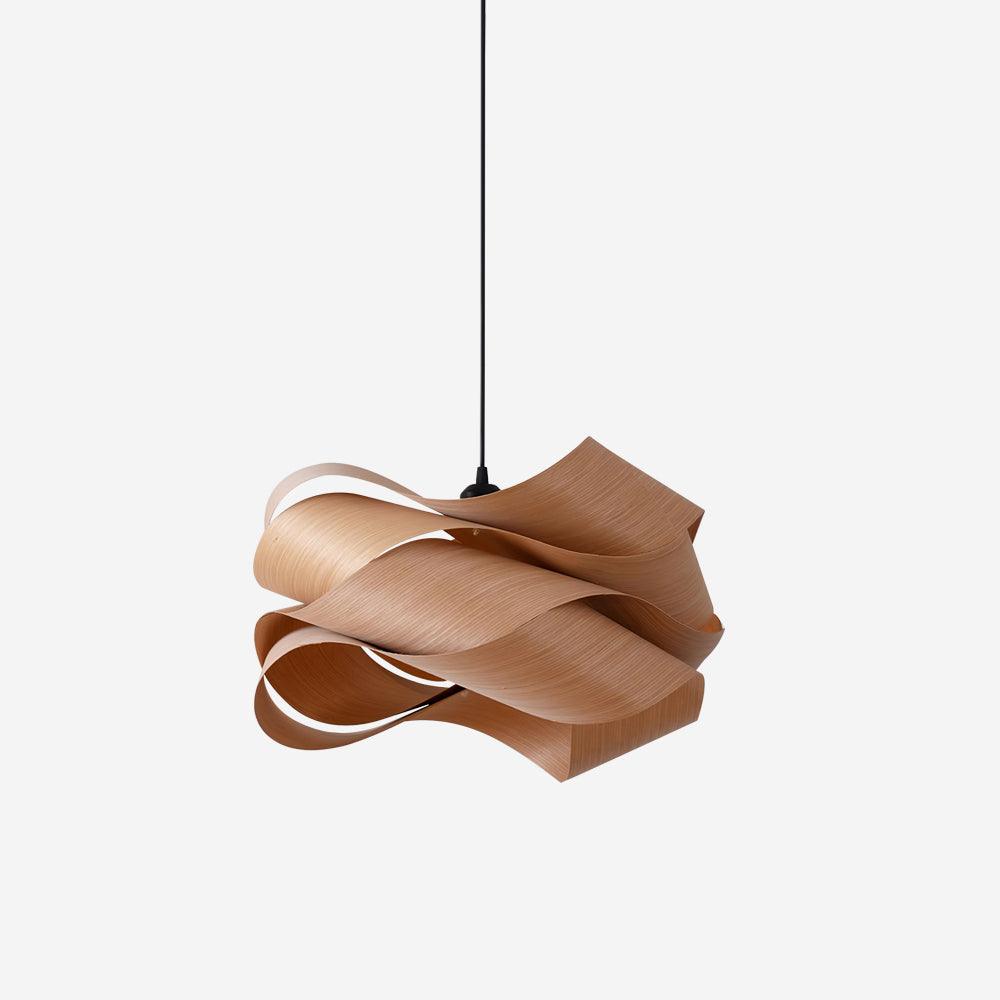 Natuurlijke Houten Hanglamp - LED Verlichting Sfeer
