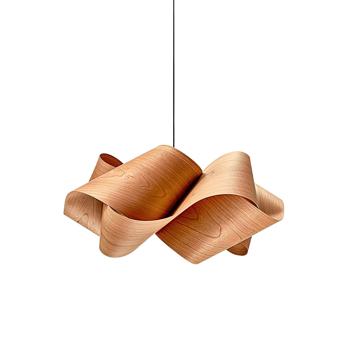 Natuurlijke Houten Hanglamp - LED Verlichting Sfeer