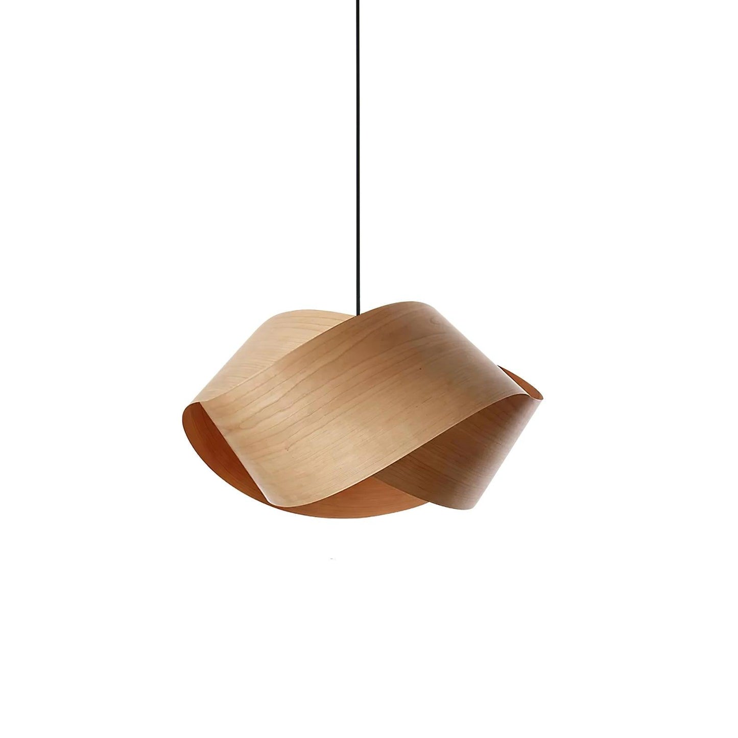 Natuurlijke Houten Hanglamp - LED Verlichting Sfeer