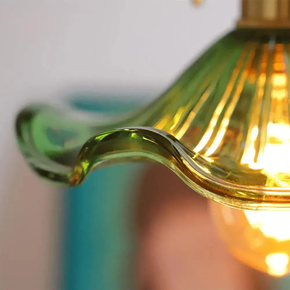 Nicola Hanglamp - Glas Met Bloemrijke Ontwerp