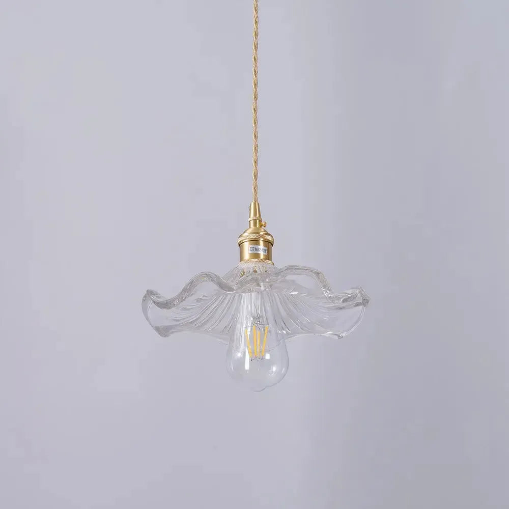 Nicola Hanglamp - Glas Met Bloemrijke Ontwerp
