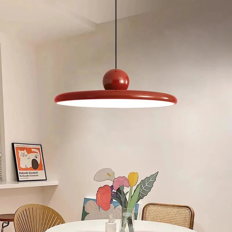 Noé LED Hanglamp Crème - Vliegende Schotel Metaal