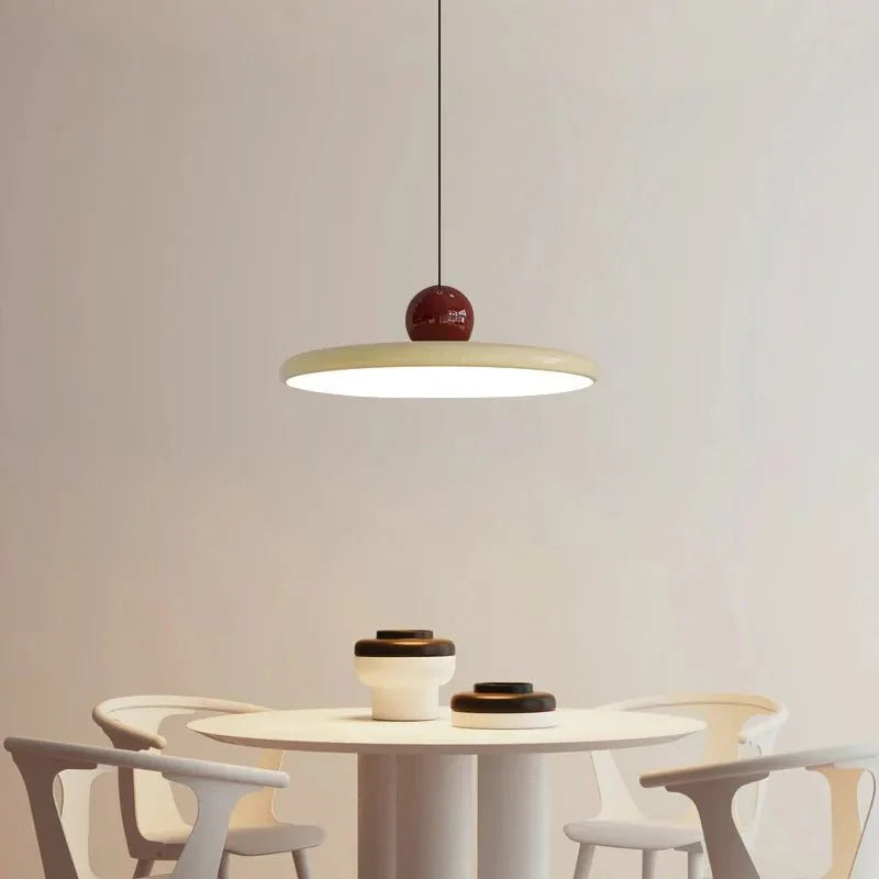 Noé LED Hanglamp Crème - Vliegende Schotel Metaal