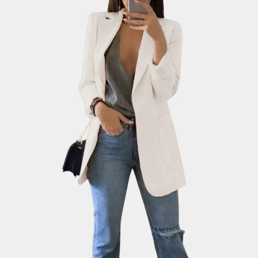 Nova Lange Slim Fit Damesblazer
