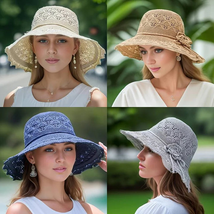 Odessa Elegante Zonnehoed Brede Rand