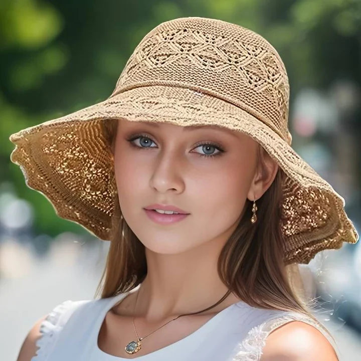 Odessa Elegante Zonnehoed Brede Rand
