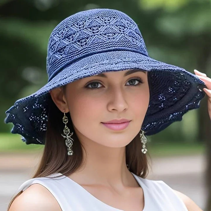 Odessa Elegante Zonnehoed Brede Rand
