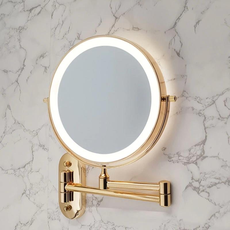 Oplaadbare LED Make-up Spiegel - 360° Rotatie