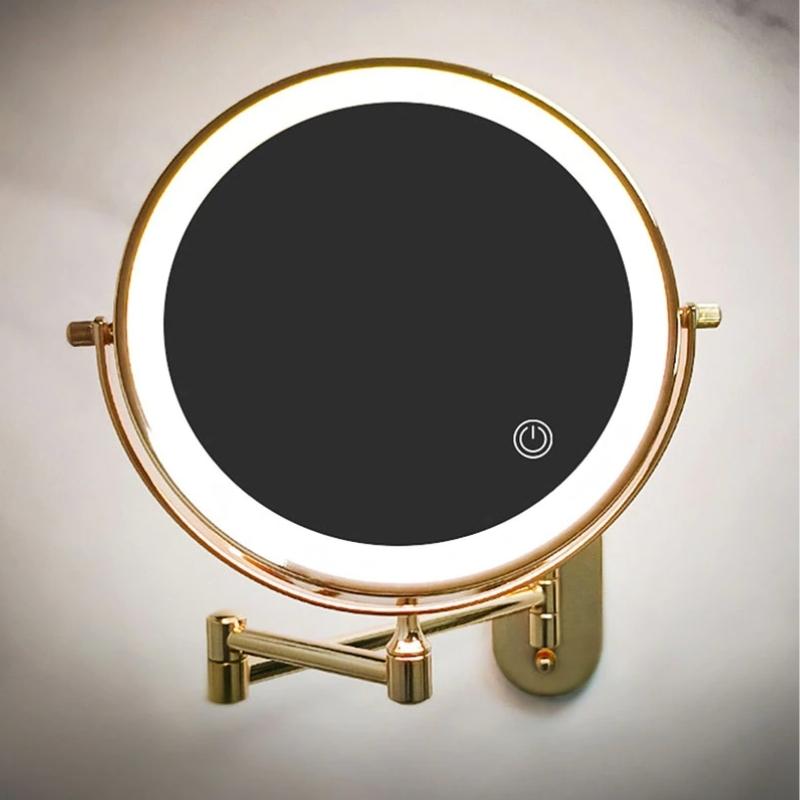Oplaadbare LED Make-up Spiegel - 360° Rotatie