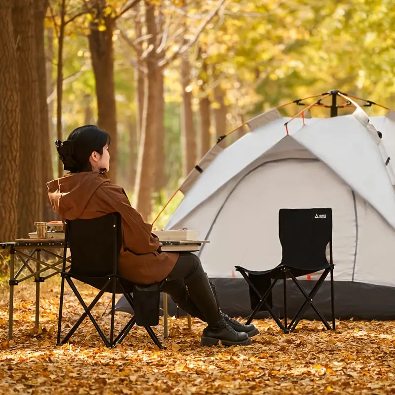 Opvouwbare Outdoor Comfort Stoel met Rugleuning