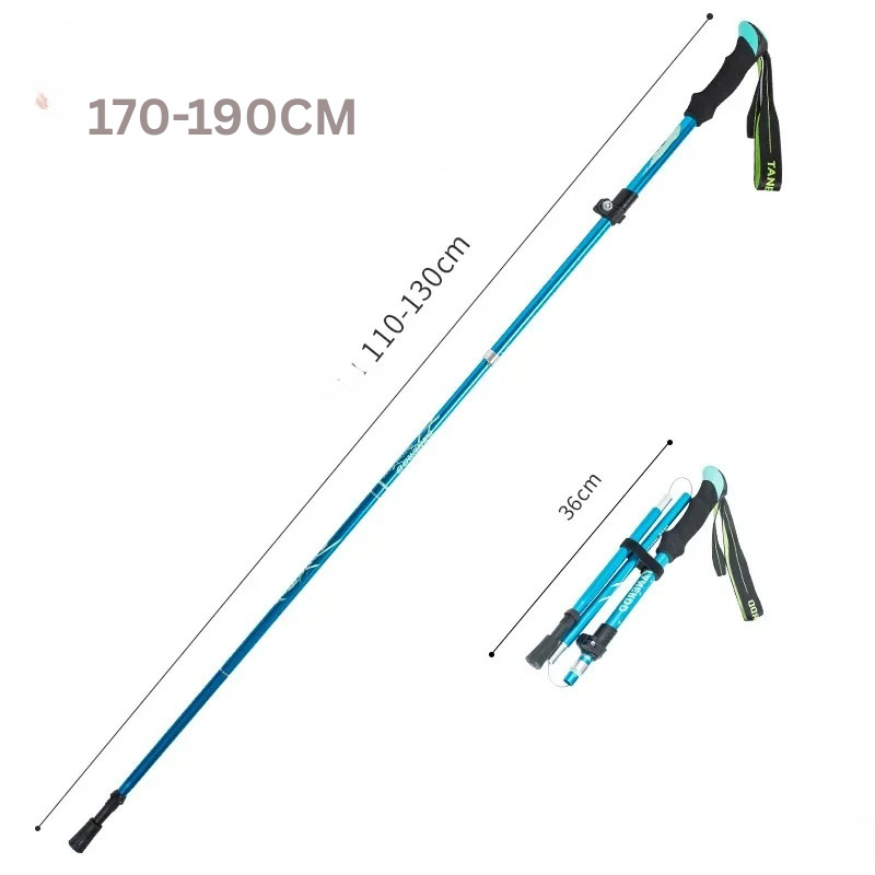 Opvouwbare Telescopische Wandelstok voor Outdoor en Senioren