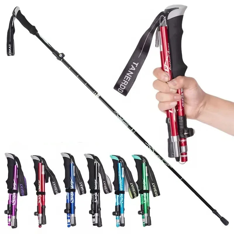 Opvouwbare Telescopische Wandelstok voor Outdoor en Senioren