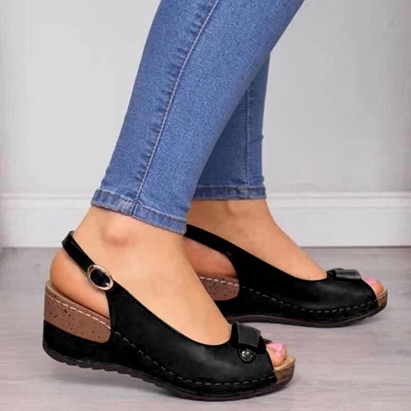 Orthopedische Dames Sandalen met Hak Comfort