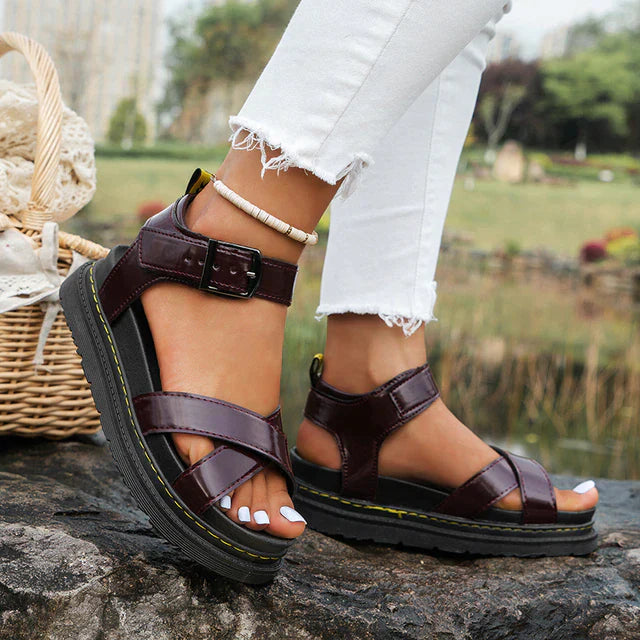 Orthopedische Dames Sandalen voor Lange Wandelingen