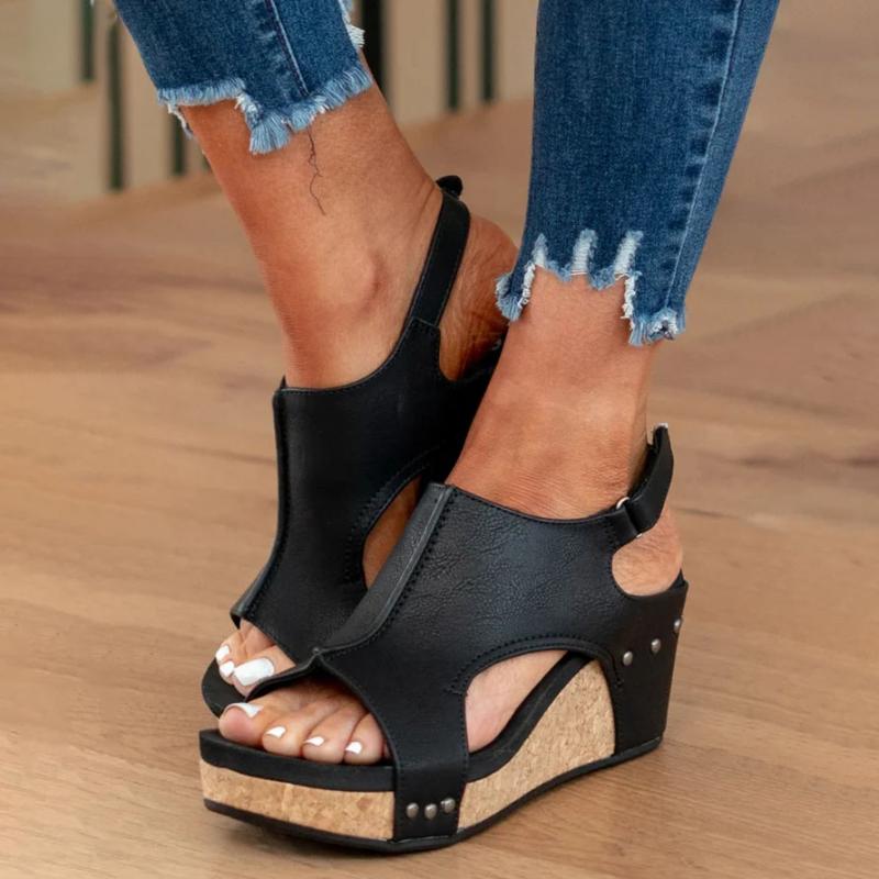 Orthopedische Leren Dames Sandalen Comfort Plus