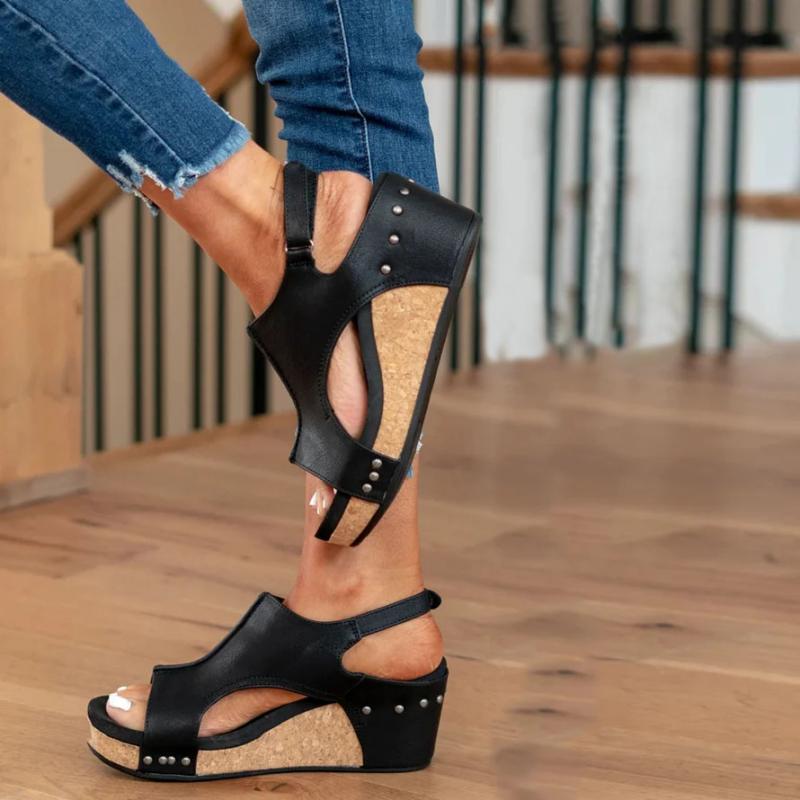 Orthopedische Leren Dames Sandalen Comfort Plus