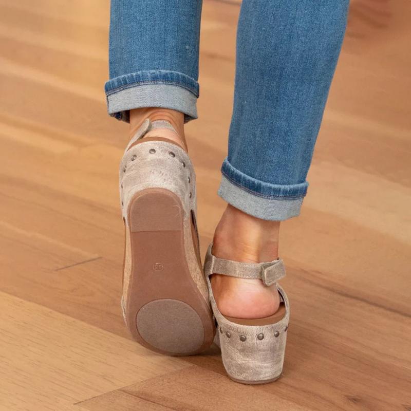 Orthopedische Leren Dames Sandalen Comfort Plus