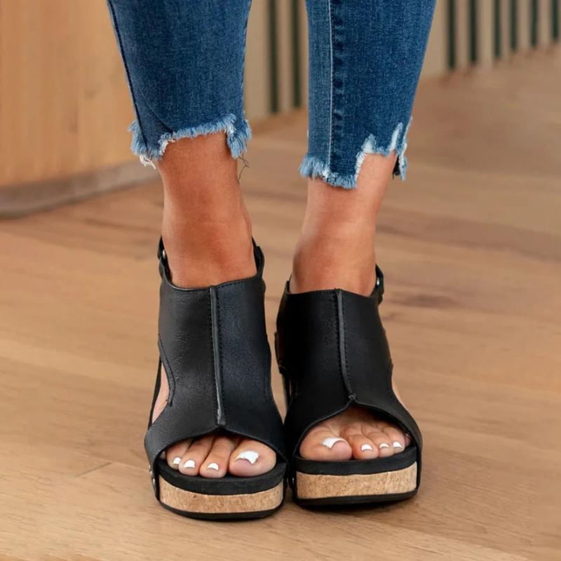 Orthopedische Leren Dames Sandalen Comfort Plus