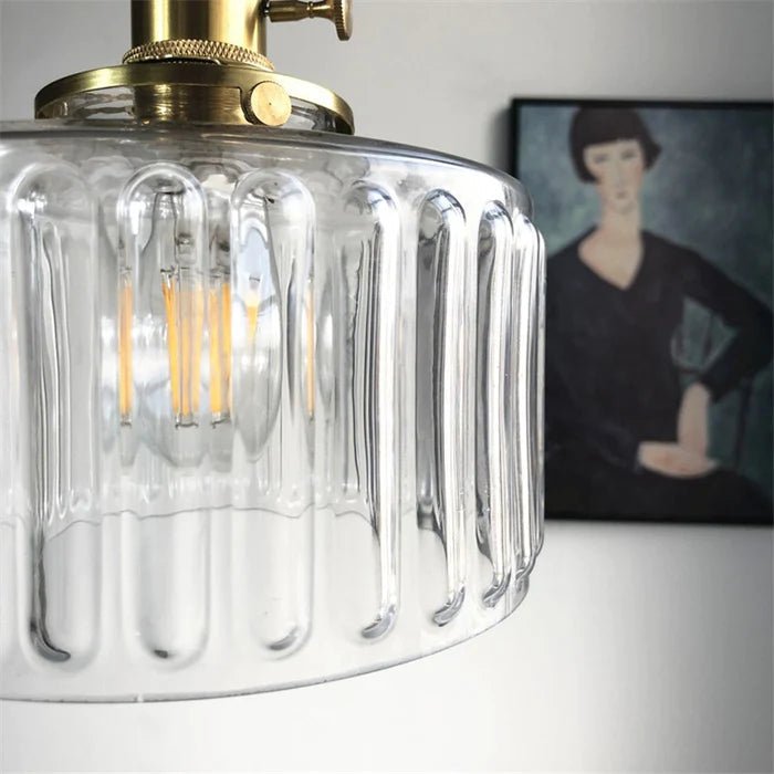 Ottilia Elegantie Vintage Glazen Hanglamp - Chic