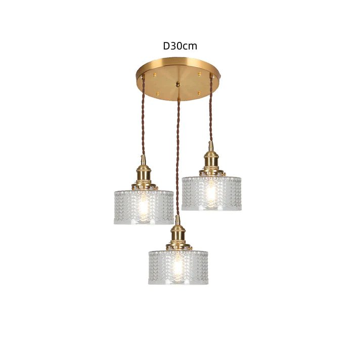 Ottilia Elegantie Vintage Glazen Hanglamp - Chic