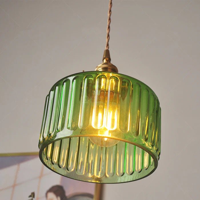 Ottilia Elegantie Vintage Glazen Hanglamp - Chic