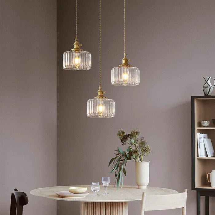 Ottilia Elegantie Vintage Glazen Hanglamp - Chic