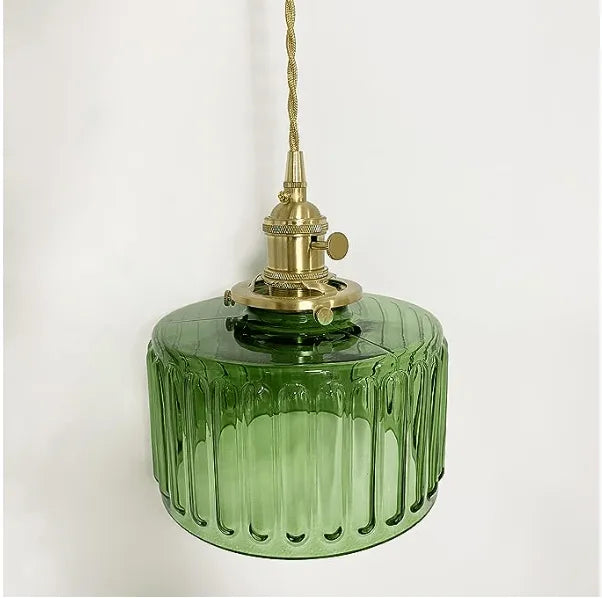 Ottilia Elegantie Vintage Glazen Hanglamp - Chic