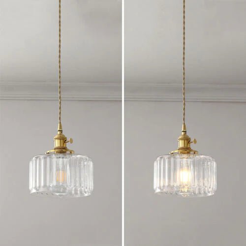 Ottilia Elegantie Vintage Glazen Hanglamp - Chic