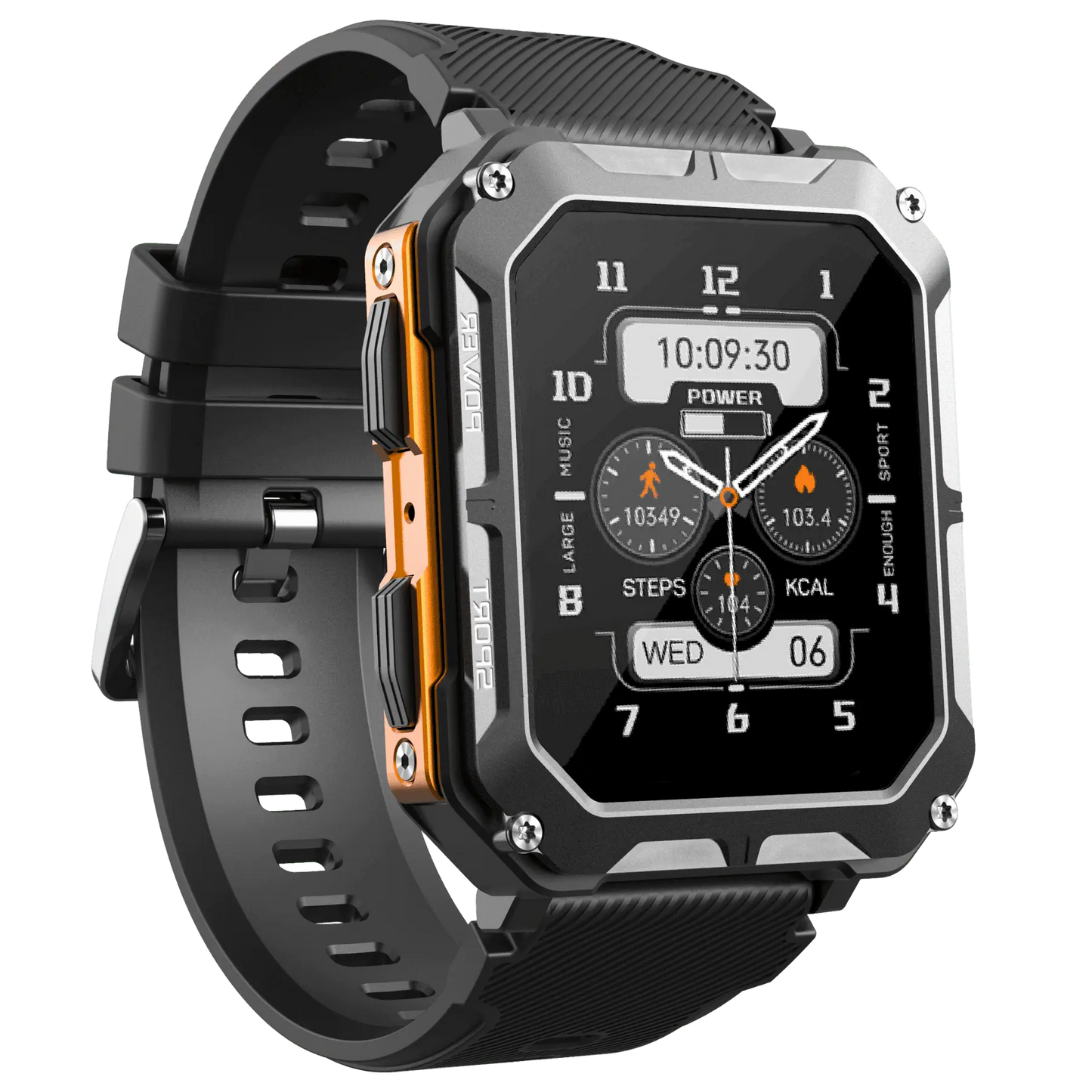 Outdoor Smartwatch 5ATM met Gezondheidsfuncties