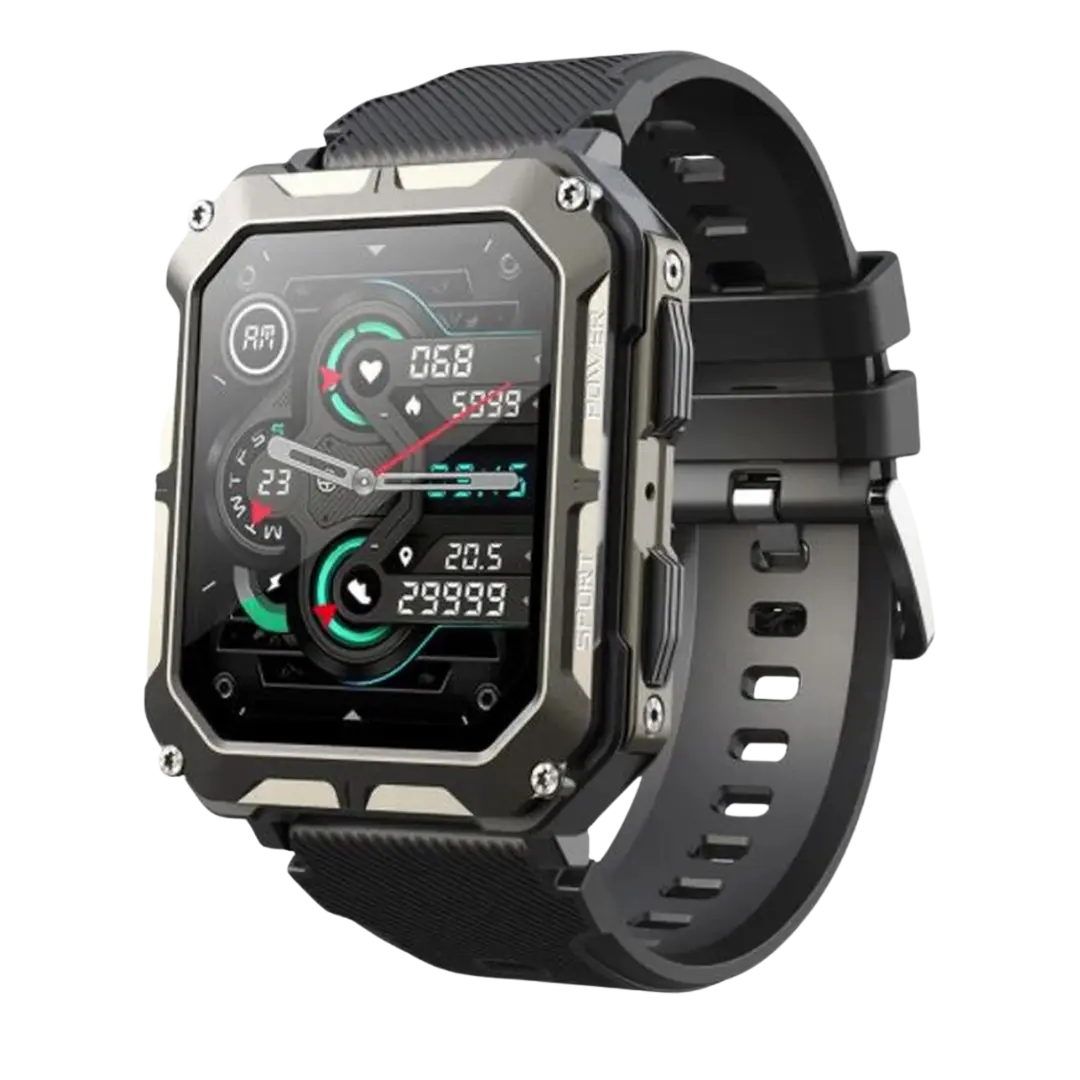 Outdoor Smartwatch 5ATM met Gezondheidsfuncties