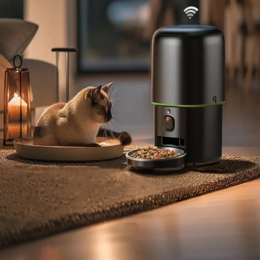 PapaPet Slimme Kattenvoerbak met Camera