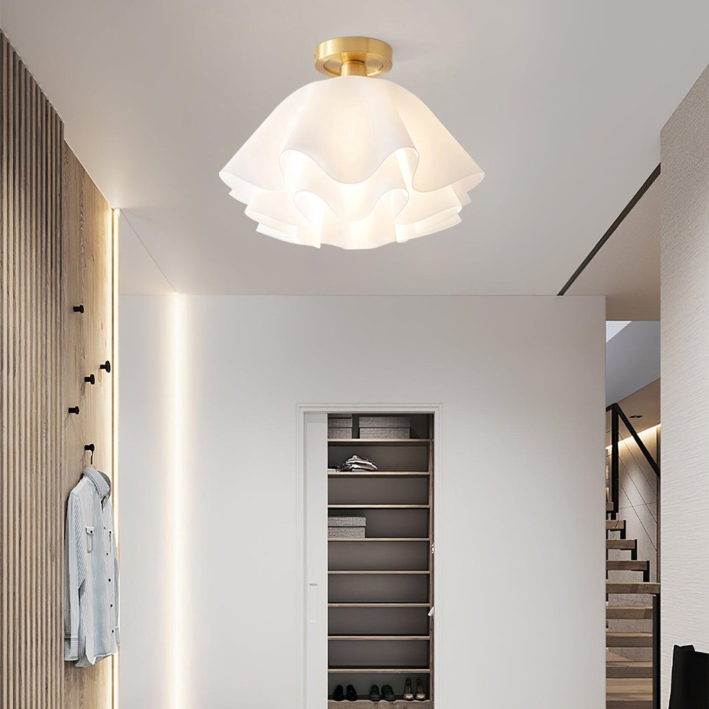 Paula Plafondlamp - Hoogwaardig Koper LED Verlichting