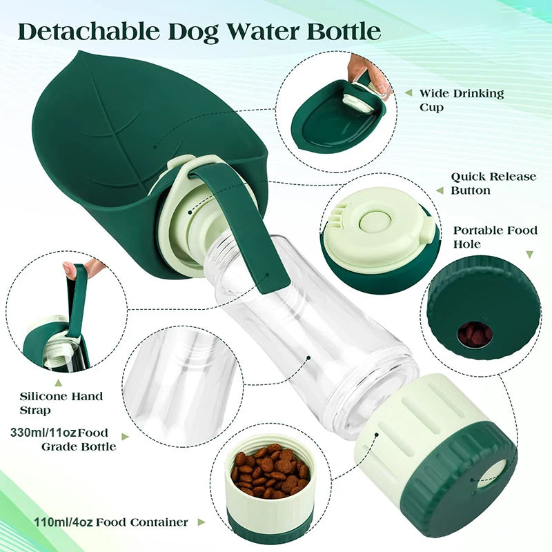 PetCare Draagbare Honden Drink- en Voedselfles