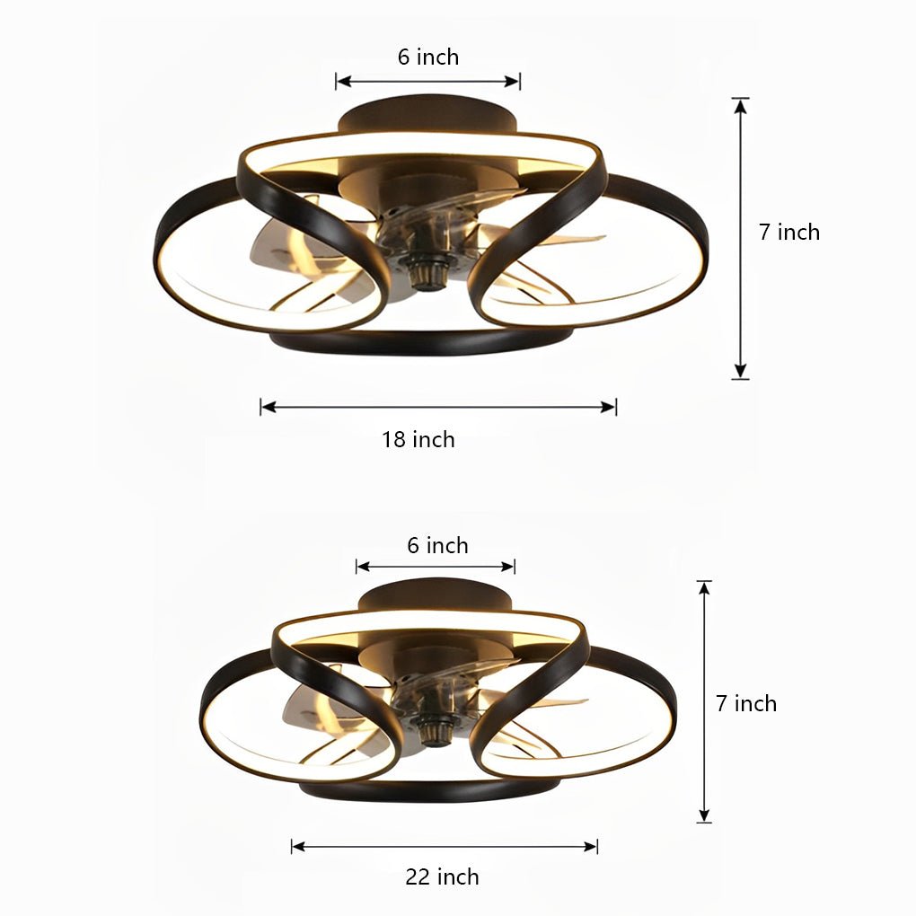 Pio Plafondlamp Met Ventilator - Hoogwaardige PVC