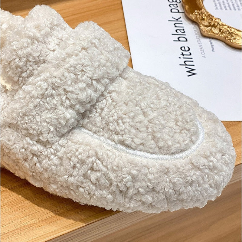 Pluche Damespantoffels - Warm en Comfortabel