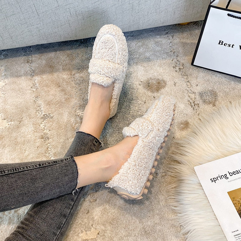 Pluche Damespantoffels - Warm en Comfortabel