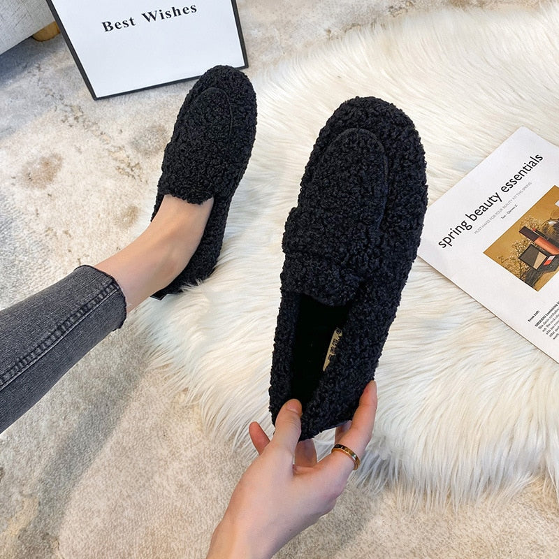 Pluche Damespantoffels - Warm en Comfortabel