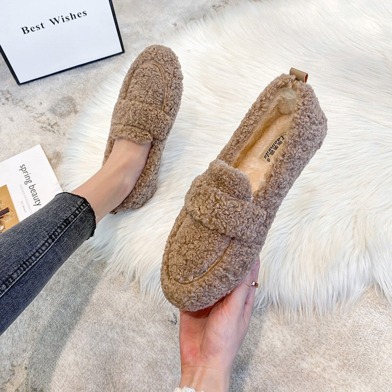 Pluche Damespantoffels - Warm en Comfortabel