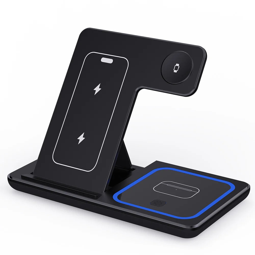 PowerFold Trio 3-in-1 Draadloze Oplader
