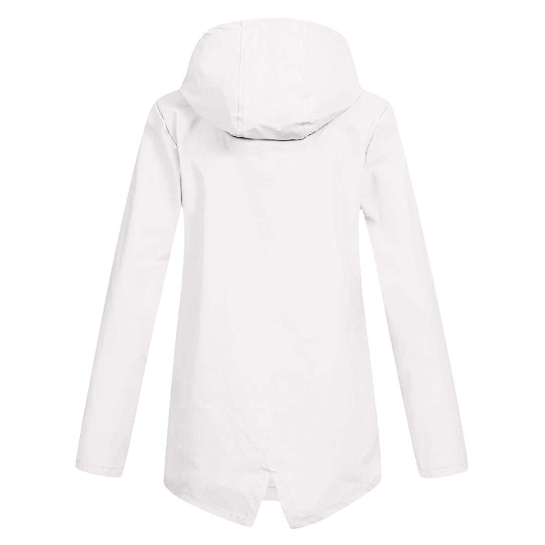 Presca Dames Regenjas Lang Met Capuchon