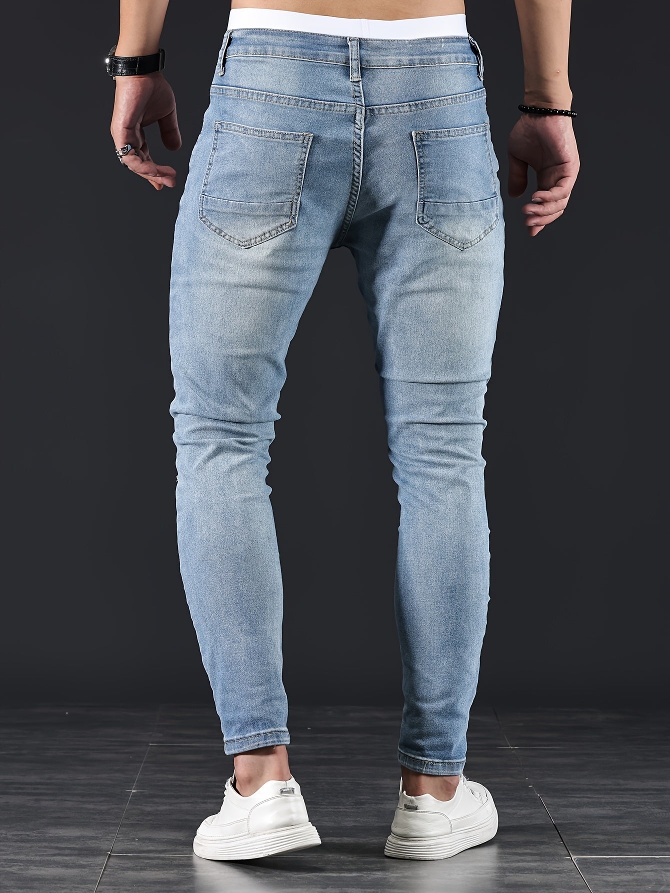Repla Slim Fit Herenjeans Stretchdenim