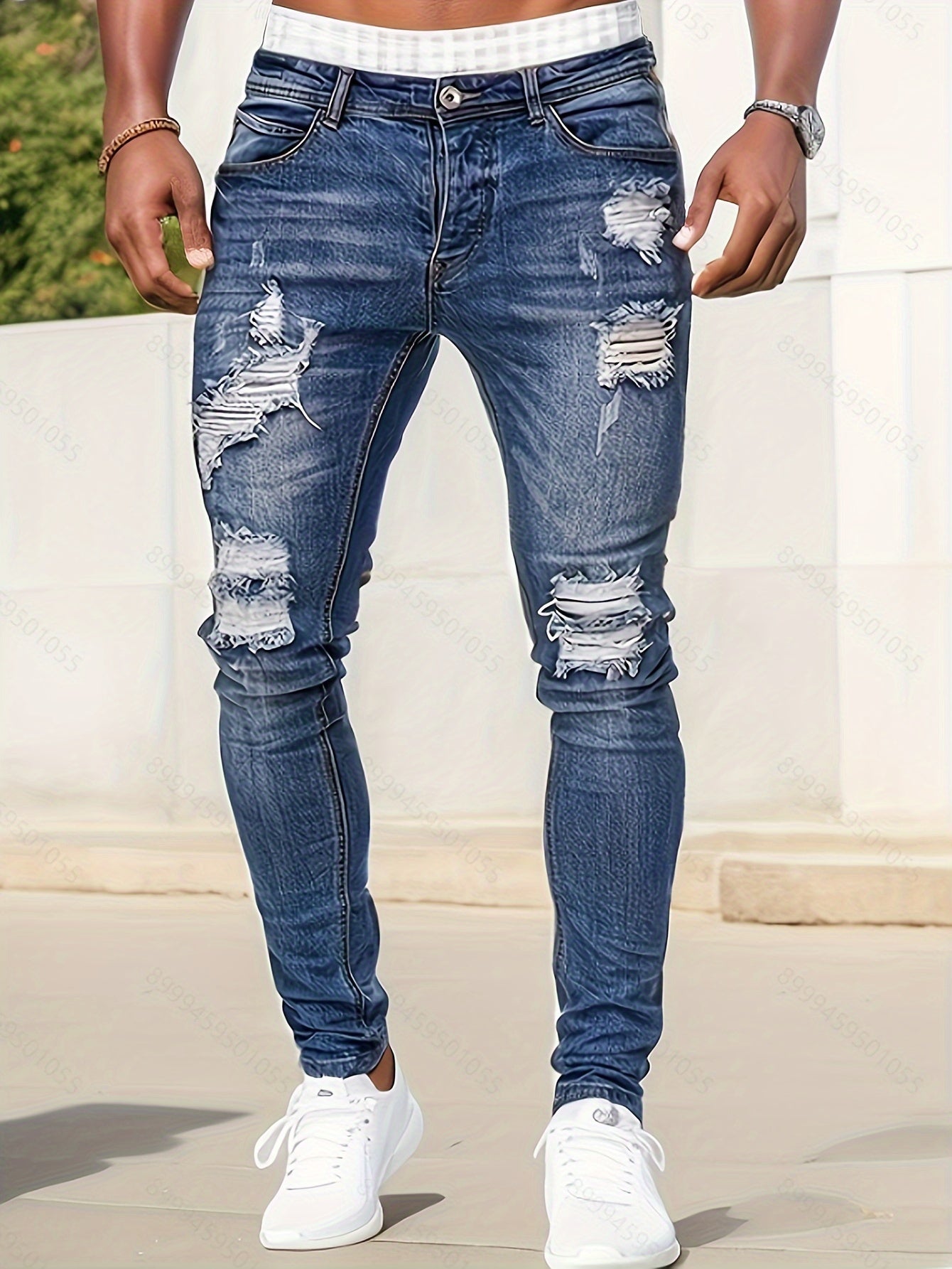Repla Slim Fit Herenjeans Stretchdenim