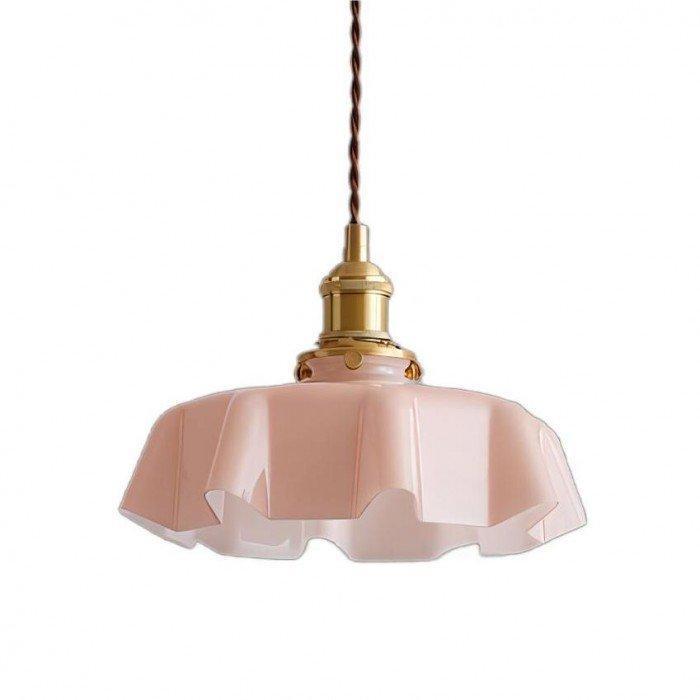 Retro Bloemen Hanglamp - Messing LED Verlichting