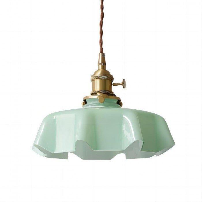 Retro Bloemen Hanglamp - Messing LED Verlichting
