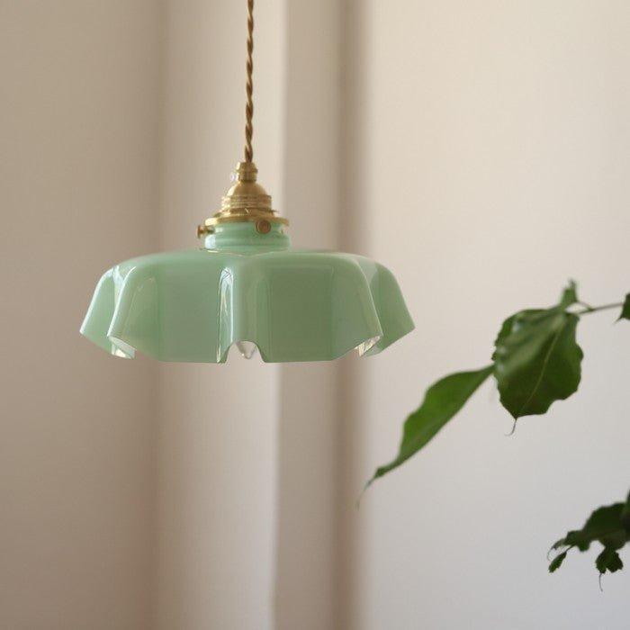 Retro Bloemen Hanglamp - Messing LED Verlichting
