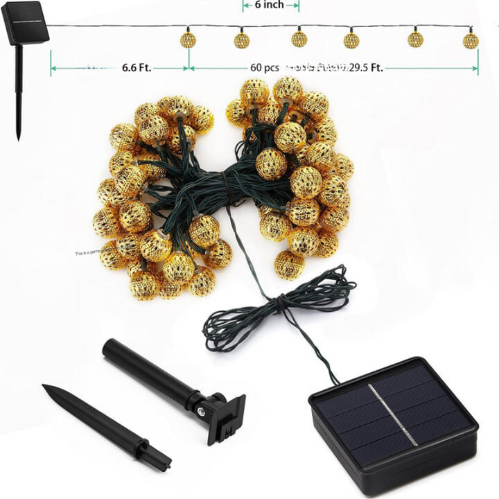 Roan Marokkaanse Solar Lichtslinger Waterdicht