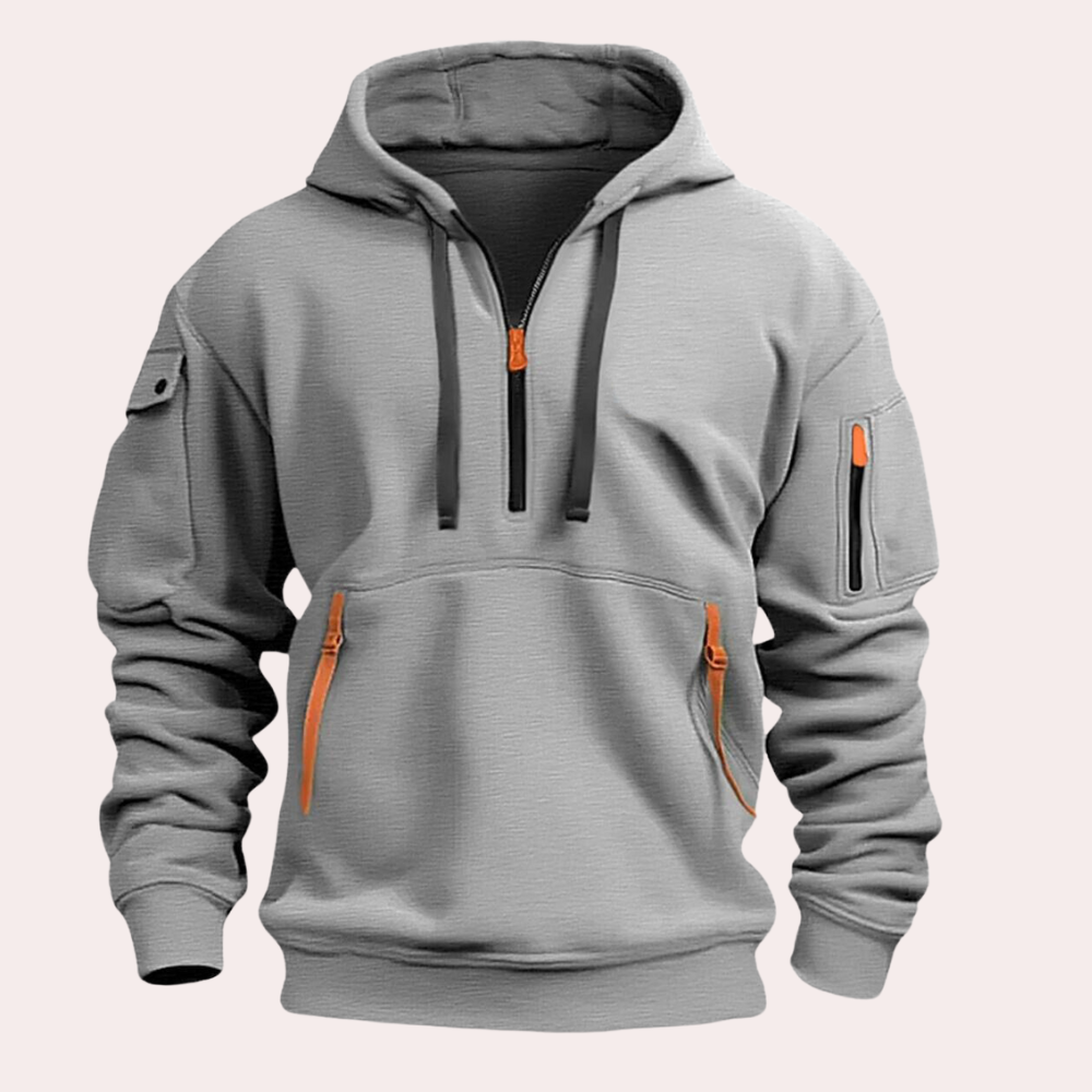 Rolan - Herenhoodie met Slimme Zakken