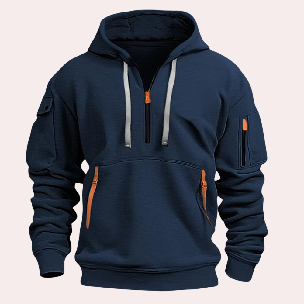 Rolan - Herenhoodie met Slimme Zakken